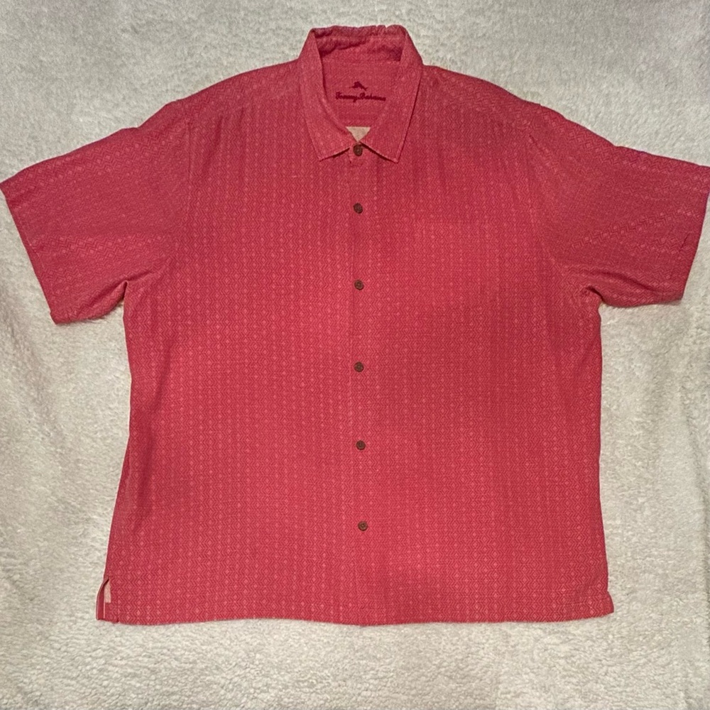 Tommy Bahamas 3XL Silk Button Up Shirt